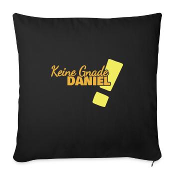 Geschenk für Daniel - Sofakissenbezug 45 x 45 cm - Schwarz - Vorne