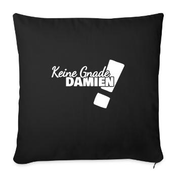 Damien - Sofakissenbezug 45 x 45 cm - Schwarz - Vorne