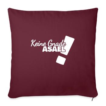 Cadeau pour Asael - Housse de coussin décorative 45 x 45 cm - bordeaux - Devant