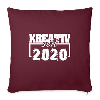 2020 - Sofa pillowcase 17,3'' x 17,3'' (45 x 45 cm) - burgundy - Front
