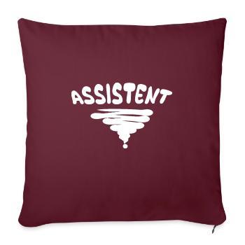 Assistant - Sofa pillowcase 17,3'' x 17,3'' (45 x 45 cm) - burgundy - Front