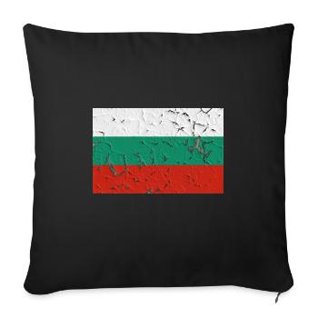 Holidays Bulgaria - Sofa pillowcase 17,3'' x 17,3'' (45 x 45 cm) - black - Front