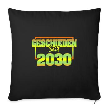 Ehemann 2030 - Sofakissenbezug 45 x 45 cm - Schwarz - Vorne