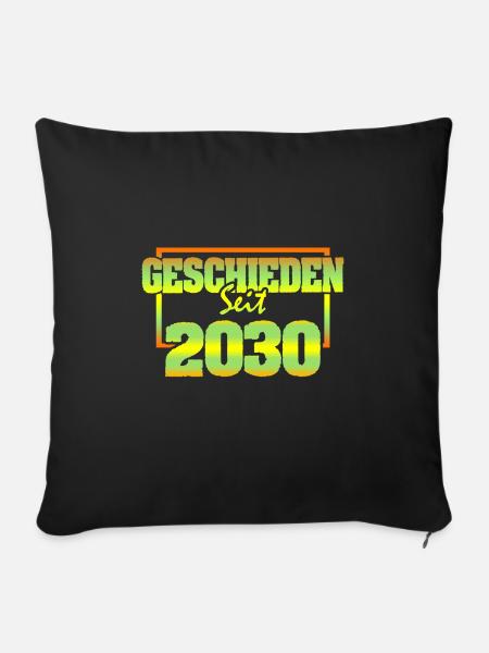 Ehemann 2030 - Sofakissenbezug 45 x 45 cm - Schwarz