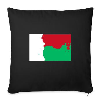 Madagascar - Housse de coussin décorative 45 x 45 cm - noir - Devant