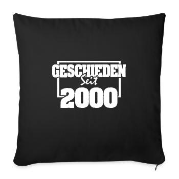 Ehefrau 2000 - Sofakissenbezug 45 x 45 cm - Schwarz - Vorne