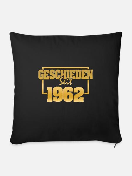 Ehemann 1962 - Sofakissenbezug 45 x 45 cm - Schwarz