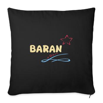 Gift Baran - Sofa pillowcase 17,3'' x 17,3'' (45 x 45 cm) - black - Front