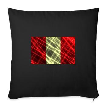 Peru - Sofa pillowcase 17,3'' x 17,3'' (45 x 45 cm) - black - Front