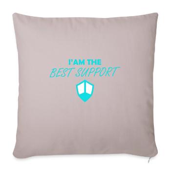 best support - Sofa pillowcase 17,3'' x 17,3'' (45 x 45 cm) - light taupe - Front