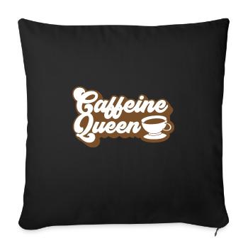 Café Junkie café Café Barista - Housse de coussin décorative 45 x 45 cm - noir - Devant
