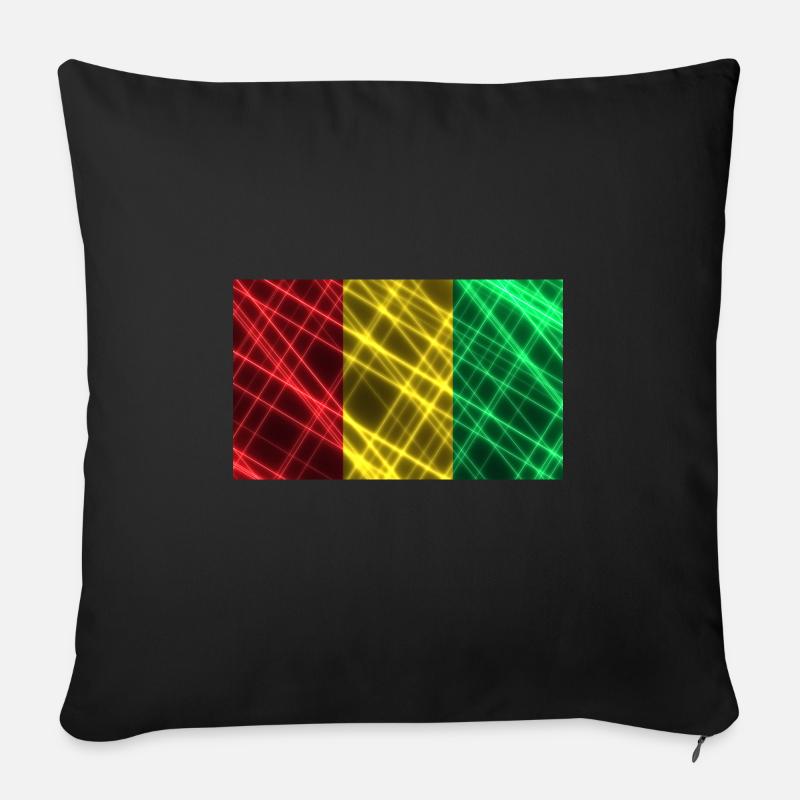 Style Guinea - Sofakissenbezug 45 x 45 cm - Schwarz