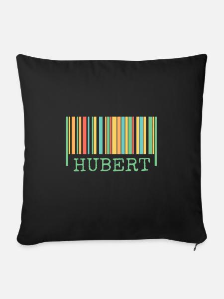 Vatertag Hubert - Sofakissenbezug 45 x 45 cm - Schwarz