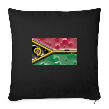 Vanuatu Vanuatu - Housse de coussin décorative 45 x 45 cm - noir - Devant