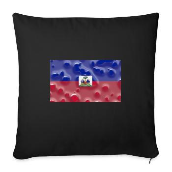 Haïti Haïti - Housse de coussin décorative 45 x 45 cm - noir - Devant