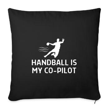 Handball Handball Player Saying Gift - Sofa pillowcase 17,3'' x 17,3'' (45 x 45 cm) - black - Front