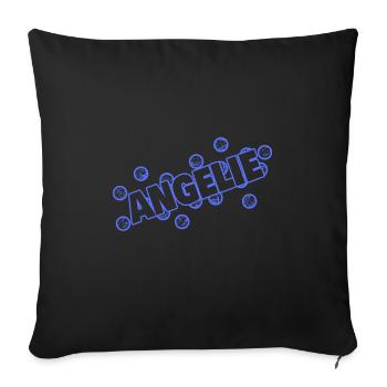 Hearts for Angelie Love Heart - Sofa pillowcase 17,3'' x 17,3'' (45 x 45 cm) - black - Front