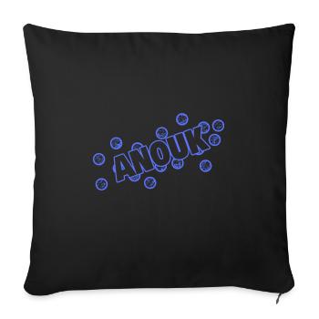 Herzchen für Anouk Liebe Herz - Sofakissenbezug 45 x 45 cm - Schwarz - Vorne