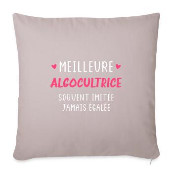 Souvent imitée meilleure Algocultrice - Housse de coussin décorative 45 x 45 cm - taupe clair - Devant