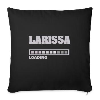 Bébé Larissa - Housse de coussin décorative 45 x 45 cm - noir - Devant