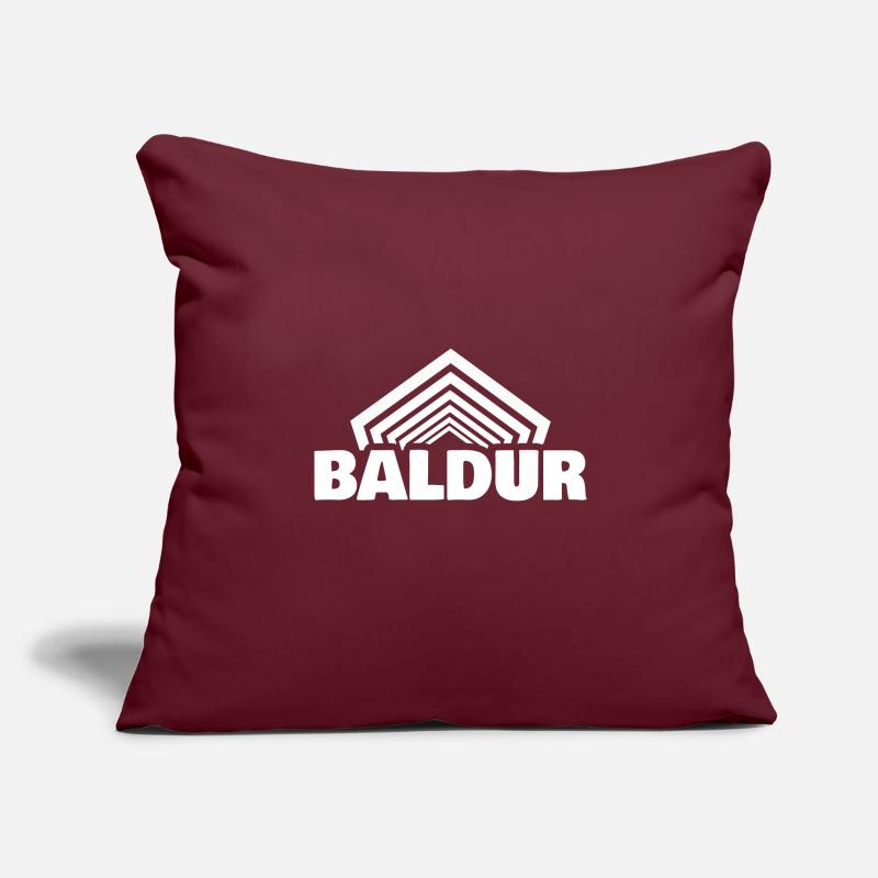 First name Baldur Sofa pillowcase 17,3'' x 17,3'' (45 x 45 cm)