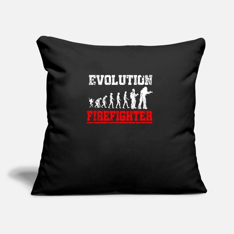Evolution du service incendie Housse de coussin décorative 45 x 45 cm