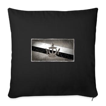 Brunei - Sofa pillowcase 17,3'' x 17,3'' (45 x 45 cm) - black - Front