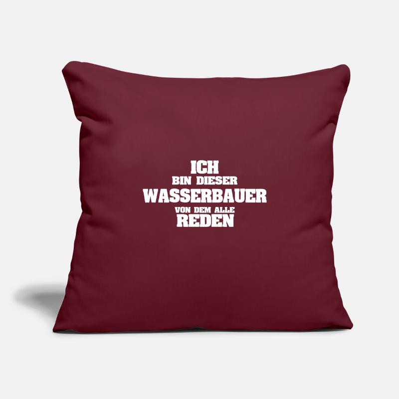 Hydraulic engineer as a profession Sofa pillowcase 17,3'' x 17,3'' (45 x 45 cm)