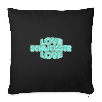 Welders - Sofa pillowcase 17,3'' x 17,3'' (45 x 45 cm) - black - Front
