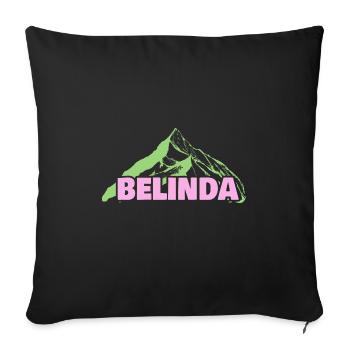 Alpinisme Belinda - Housse de coussin décorative 45 x 45 cm - noir - Devant