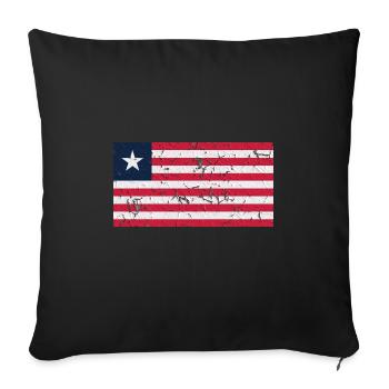 Libéria Libéria - Housse de coussin décorative 45 x 45 cm - noir - Devant