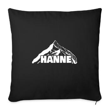 Mountaineering Hanne - Sofa pillowcase 17,3'' x 17,3'' (45 x 45 cm) - black - Front
