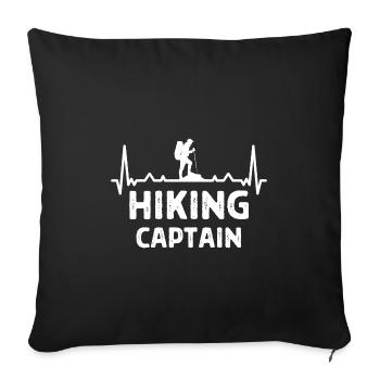 Klettern Kletterer Hiking Sprüche Geschenk - Sofakissenbezug 45 x 45 cm - Schwarz - Vorne
