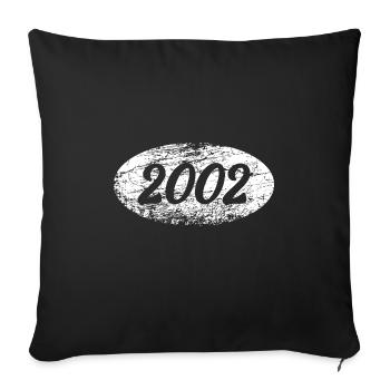 Leisure 2002 - Sofa pillowcase 17,3'' x 17,3'' (45 x 45 cm) - black - Front