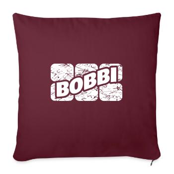 Bobbi Bobbi - Sofa pillowcase 17,3'' x 17,3'' (45 x 45 cm) - burgundy - Front
