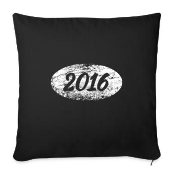 Leisure 2016 - Sofa pillowcase 17,3'' x 17,3'' (45 x 45 cm) - black - Front