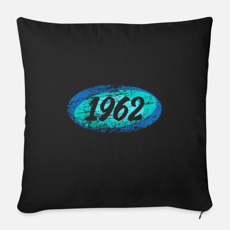 1962 1962 - Sofakissenbezug 45 x 45 cm - Schwarz
