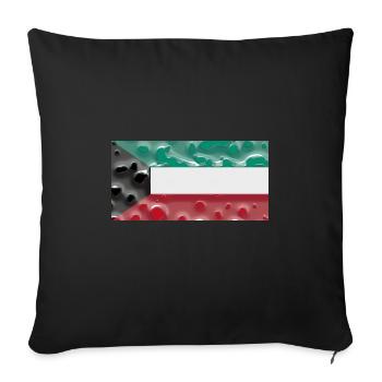 Cadeau pour le Koweït - Housse de coussin décorative 45 x 45 cm - noir - Devant
