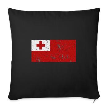 Gift for Tonga - Sofa pillowcase 17,3'' x 17,3'' (45 x 45 cm) - black - Front