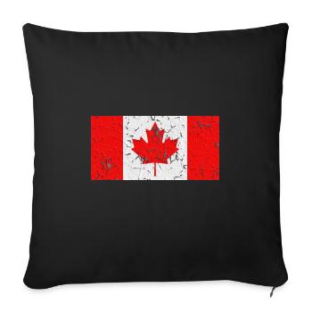 Canada - Housse de coussin décorative 45 x 45 cm - noir - Devant