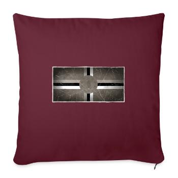Dominique - Housse de coussin décorative 45 x 45 cm - bordeaux - Devant