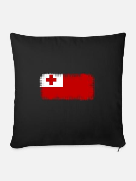 Tonga Tonga - Sofakissenbezug 45 x 45 cm - Schwarz