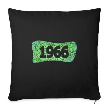 1966 1966 - Sofakissenbezug 45 x 45 cm - Schwarz - Vorne
