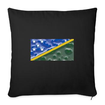 Solomon Islands - Sofa pillowcase 17,3'' x 17,3'' (45 x 45 cm) - black - Front