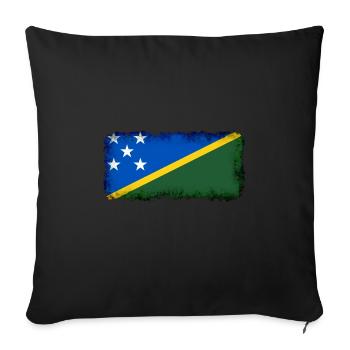 Solomon Islands - Sofa pillowcase 17,3'' x 17,3'' (45 x 45 cm) - black - Front