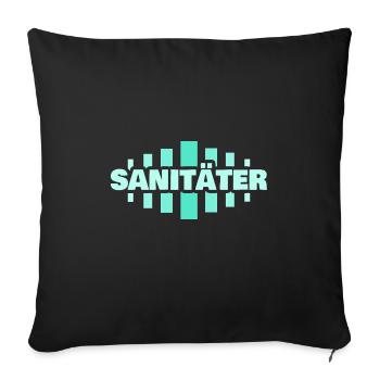 Occupation Paramedic - Sofa pillowcase 17,3'' x 17,3'' (45 x 45 cm) - black - Front
