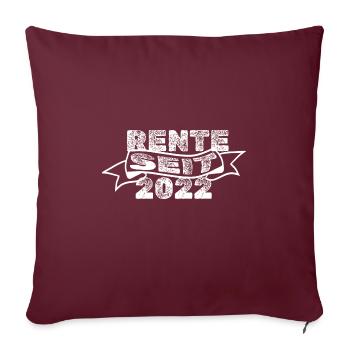 2022 - Sofa pillowcase 17,3'' x 17,3'' (45 x 45 cm) - burgundy - Front