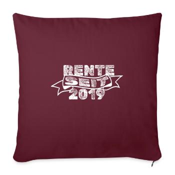 2019 - Sofa pillowcase 17,3'' x 17,3'' (45 x 45 cm) - burgundy - Front