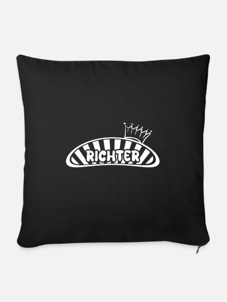 Geschenk für Richter - Sofakissenbezug 45 x 45 cm - Schwarz