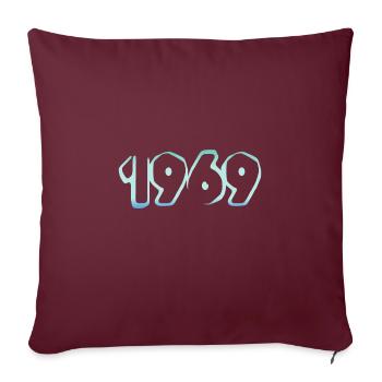 Ice Block 1969 - Sofa pillowcase 17,3'' x 17,3'' (45 x 45 cm) - burgundy - Front